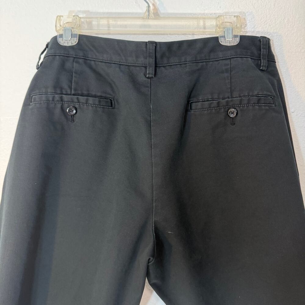 Van Heusen Flex Straight Black Chino Pants Mens 36x29 Stretch Dress Casual - Picture 8 of 9